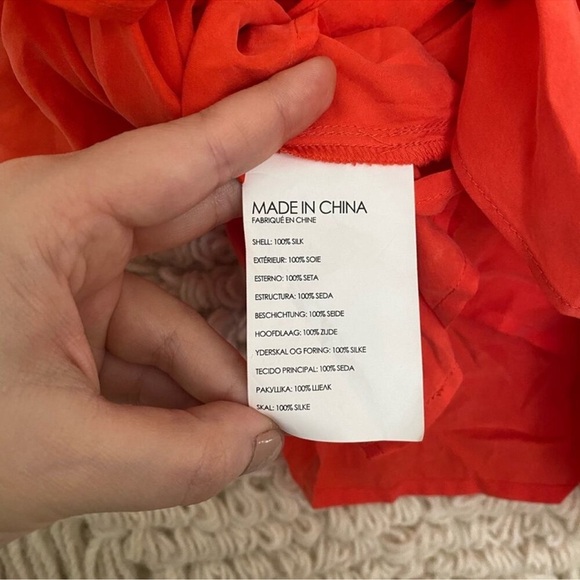 Club Monaco Silk Ruffle Tank - Picture 6 of 7